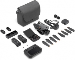 (957092) DJI Mavic 3 Pro FMC+Controller 5.5" - Portable Drone,DJI RC 5.5",48MP 4K/60fps 70mm eq.,20MP 5.1K/50fps 24mm eq.,12MP 4K/60fps 166mm eq. cams,f/2.8–f/11,max.6000m height/28km flight dist./75.6kmph speed,flight 43min,Bat5000mAh,958g (3 batteries,6 thumbnav 9