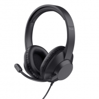 Casti Trust AYDA  MAX / USB / Black thumbnav 1