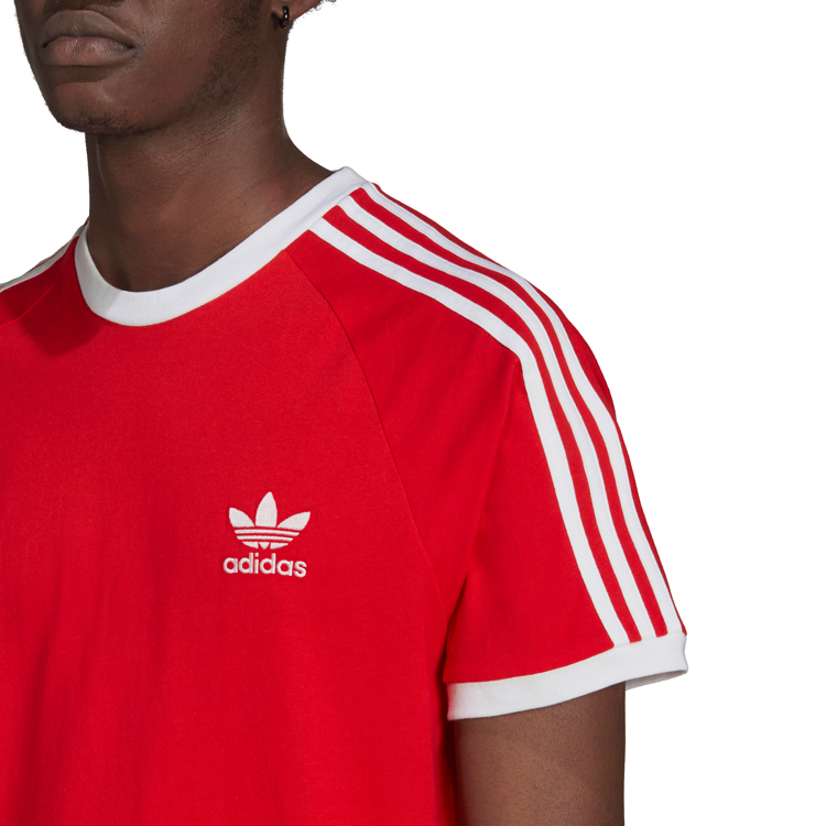 Футболка мужская Adidas 3-STRIPES TEE S Красный photo 4