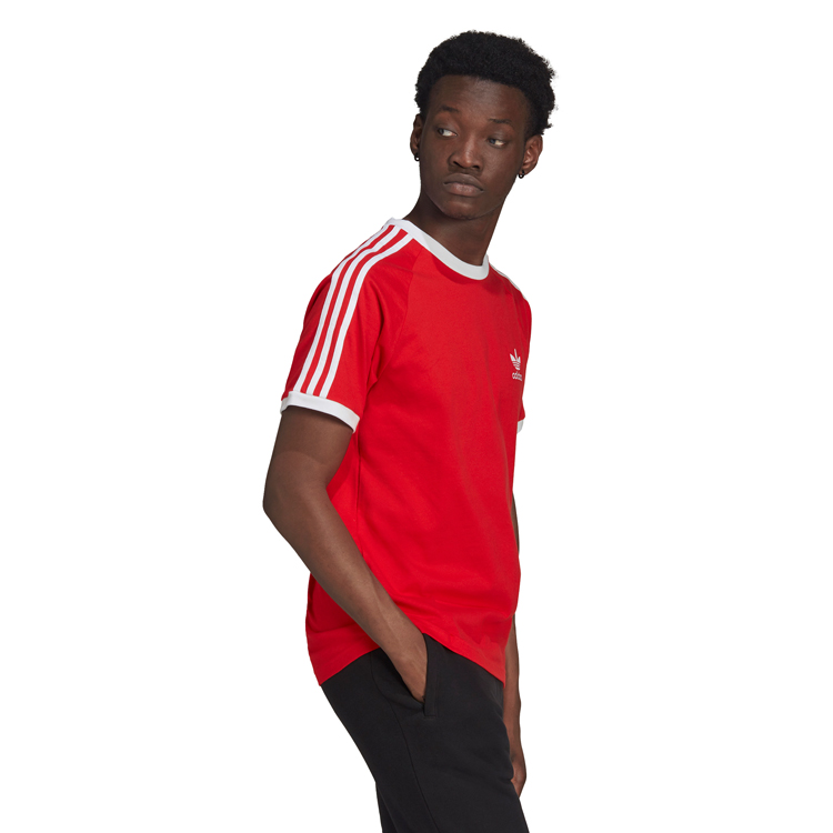 Футболка мужская Adidas 3-STRIPES TEE S Красный photo 6