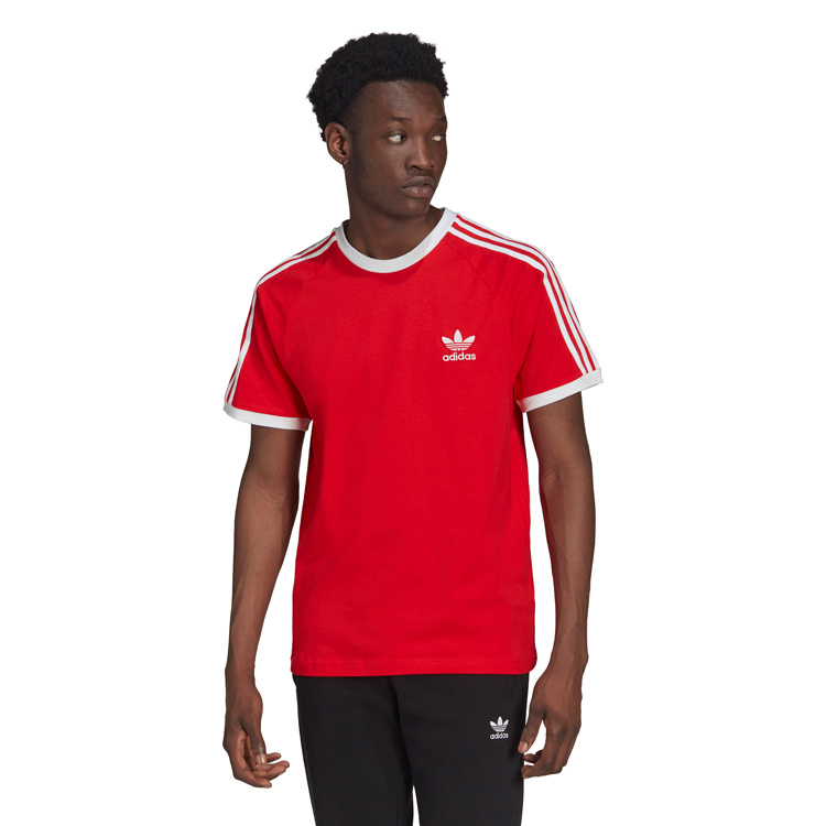 Футболка мужская Adidas 3-STRIPES TEE S Красный photo 7