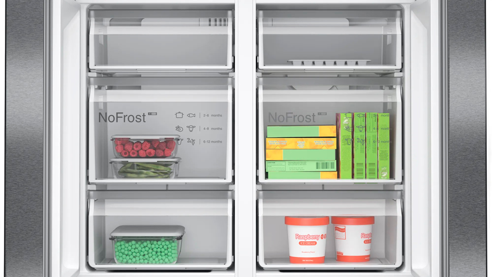 Frigider Side-by-Side Bosch KFN96AXEA / 605 l / 183 cm / E / Inox photo 8
