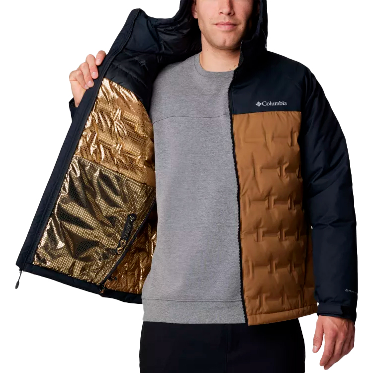 Geacă pt Barbati Columbia Grand Trek III Down Hooded Jacket S Negru-maro photo 3