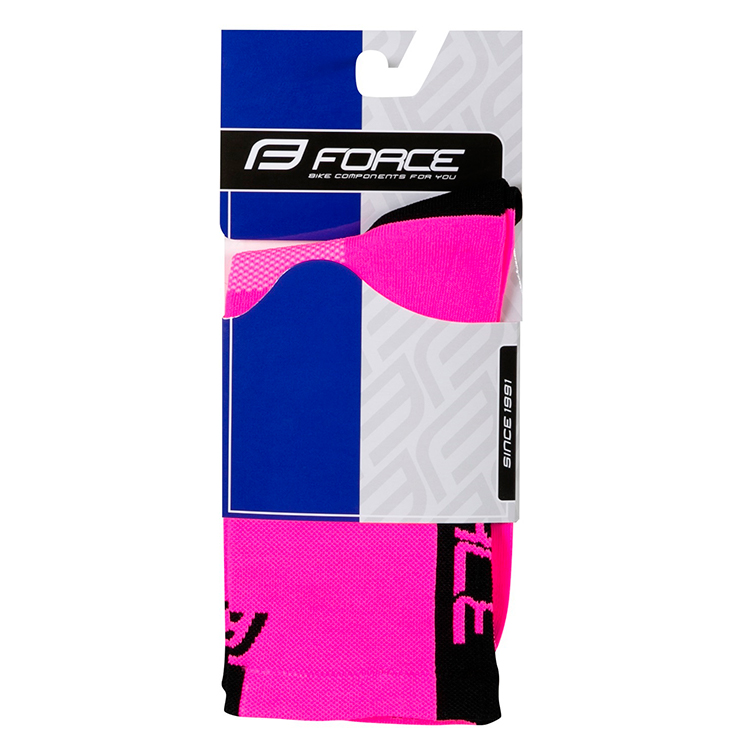 Носки Унисекс Force LONG PRO 36-41 Розовый/Черный photo 2