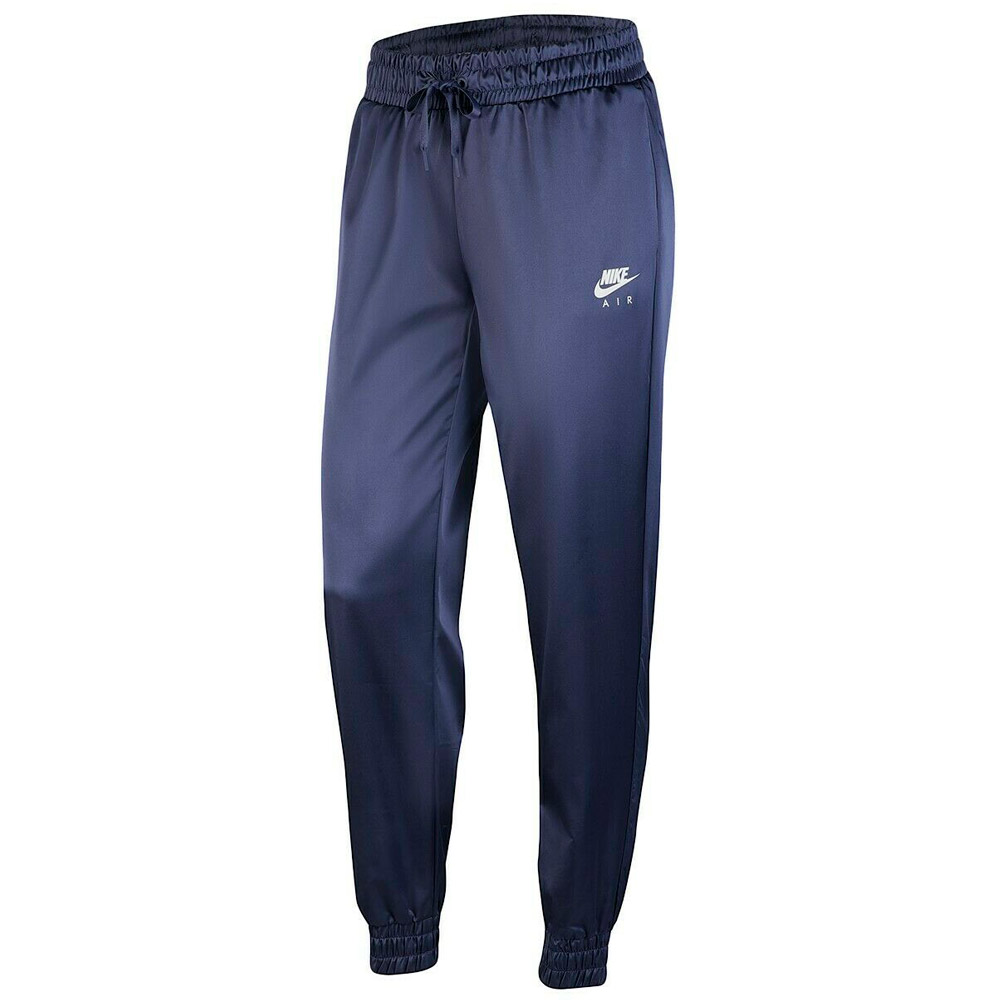 Nike W NSW AIR TRK PANT SATIN L Синий Женский photo 1 Nike W NSW AIR TRK PANT SATIN L Синий Женский photo 1