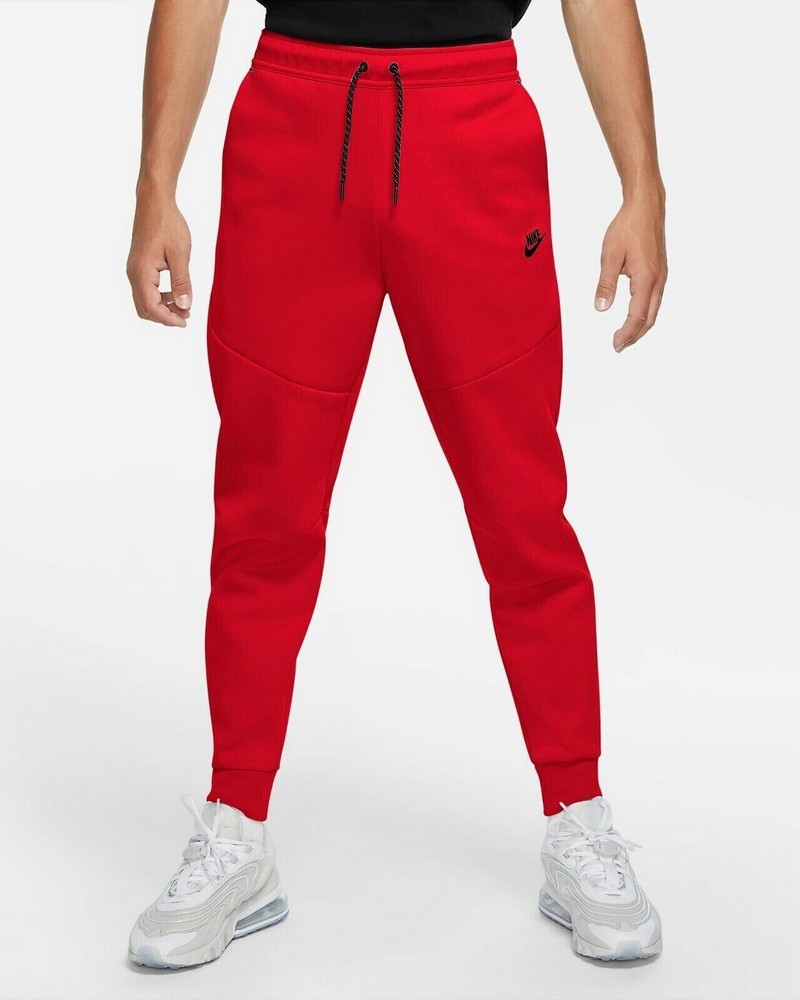 Pantaloni Nike M NSW TCH FLC JGGR M Rosu Barbati photo 2
