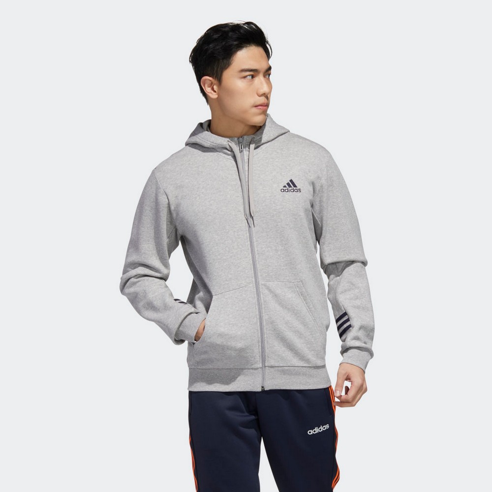 Hanorac pt bărbați Adidas M E COMF HD TT S Gri photo 3