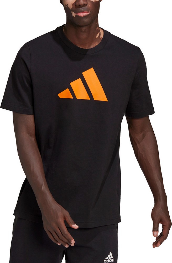 Tricou bărbătesc Adidas M FI 3BAR TEE  S Negru photo 2