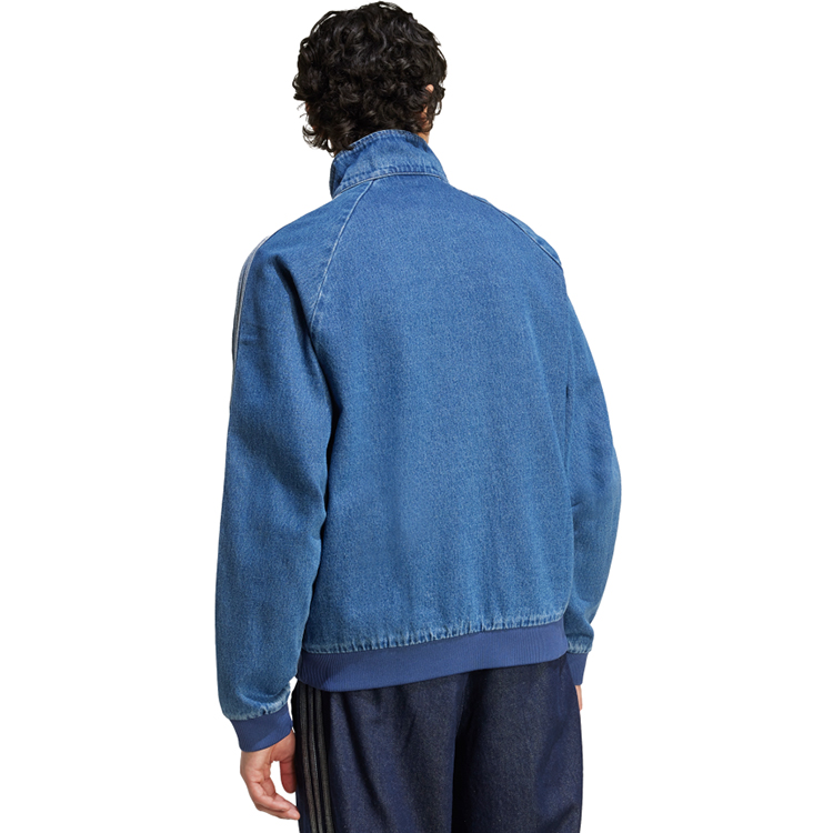 Hanorac pt bărbați Adidas FIRST TT DENIM S Albastru photo 2