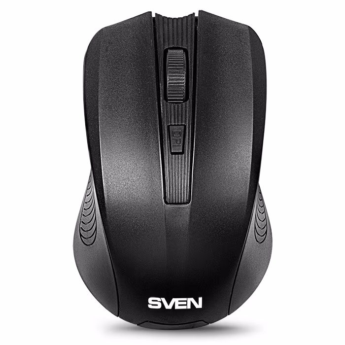 SVEN RX-300 Wireless, Optical Mouse, 2.4GHz, Nano Receiver, 600/1000 dpi, USB, Black 