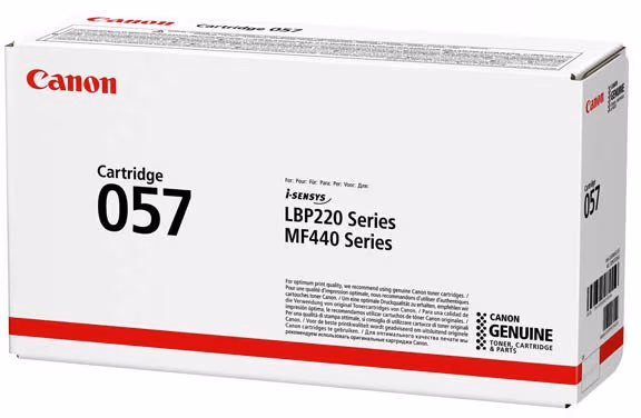 Laser Cartridge Canon 057 (3009C002), black (3100 pages) for LBP 220-series, MF440-series.