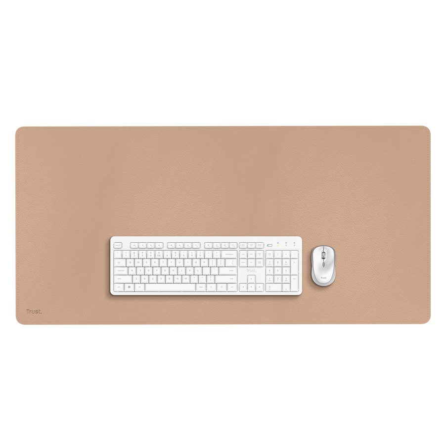 Коврик Trust BENYA  XXL Desk Pad, Beige photo 3