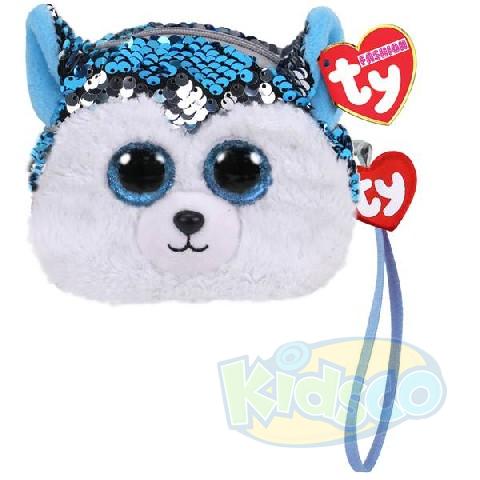TY TY95225 Tf Sequins Slush - Husky 10cm (Wristlet) photo 1