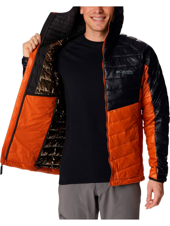 Geacă pt Barbati Columbia Platinum Peak Hooded Jacket S Portocaliu photo 4