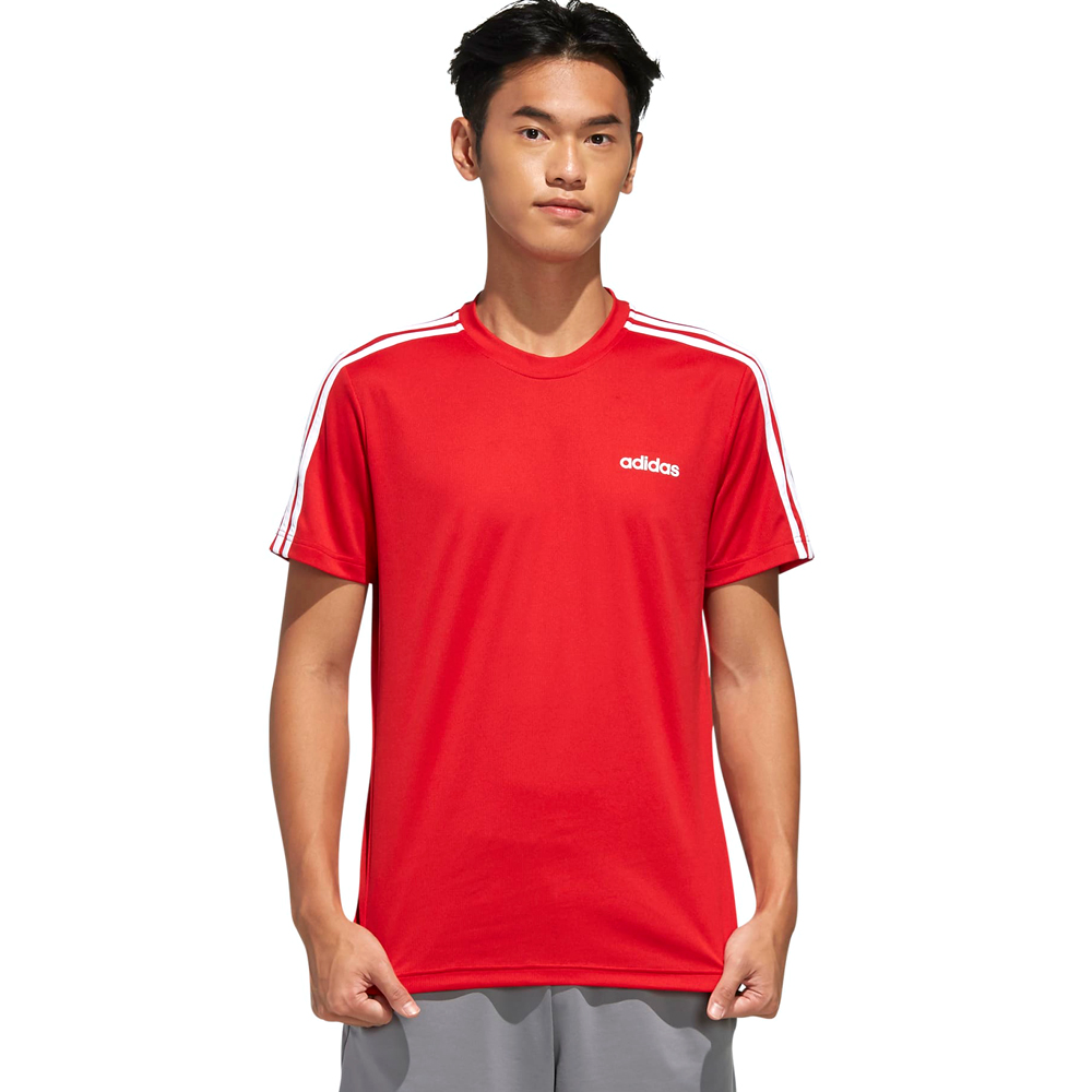 Tricou bărbătesc Adidas M D2M 3S TEE L Rosu photo 3