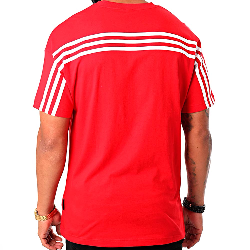 Tricou bărbătesc Adidas M MH 3S Tee XS Rosu photo 2