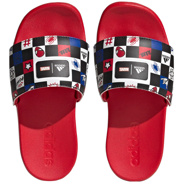 Шлепанцы Adidas ADILETTE COMFORT  SPIDERMAN K / Мужской / 29 / Черный photo 3
