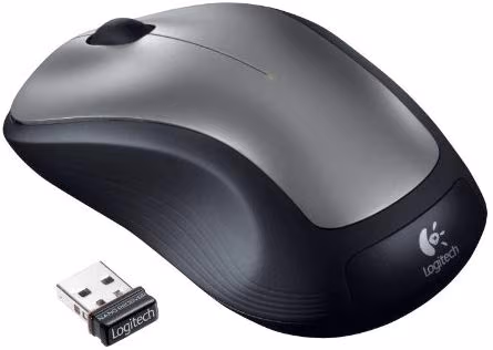 Logitech Wireless Mouse M310 Silver, Laser Mouse for Notebooks, Nano receiver, Dark-Grey / Black, Retail 