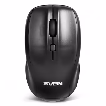 SVEN RX-305 Wireless, Optical Mouse, 2.4GHz, Nano Receiver, 800/1200/1600 dpi, USB, Black 