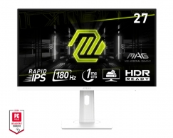 27.0” Monitor Gaming MSI MAG 274PFW / 1ms / 180Hz / White thumbnav 1