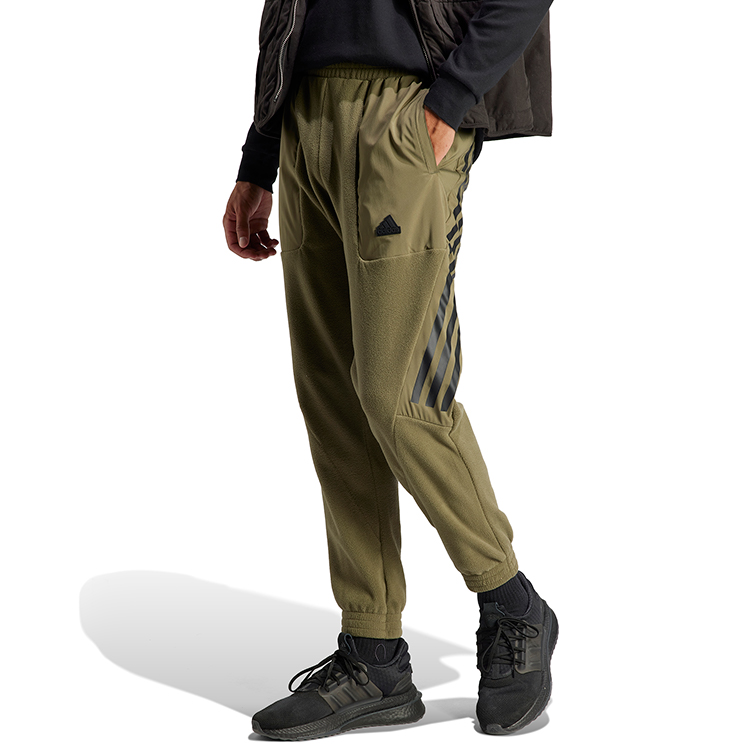 Брюки Adidas M FI 3S PT Q4 S Хаки Мужской photo 2