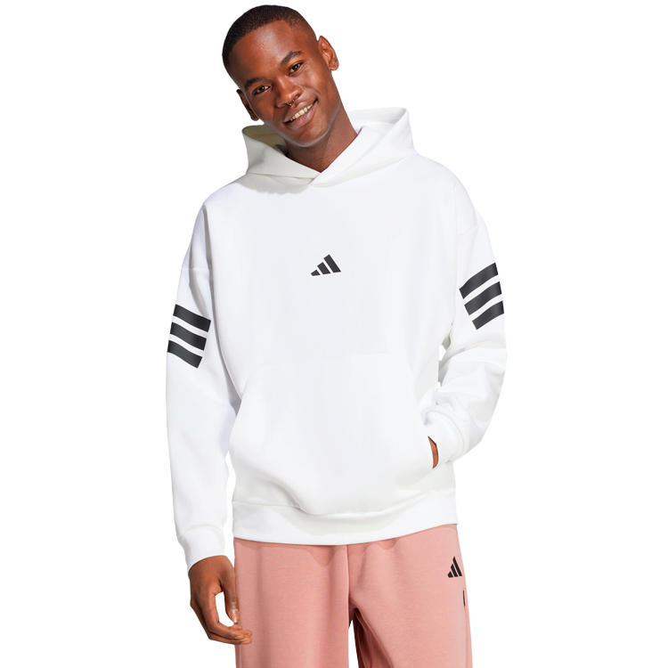 Мужская Толстовка Adidas M FI 3S HD XS Белый photo 2