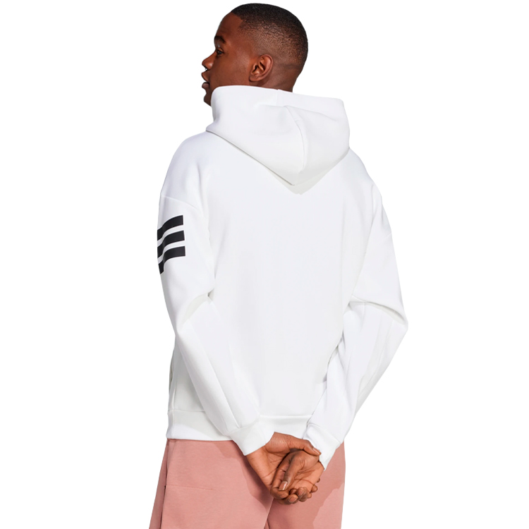 Мужская Толстовка Adidas M FI 3S HD XS Белый photo 4