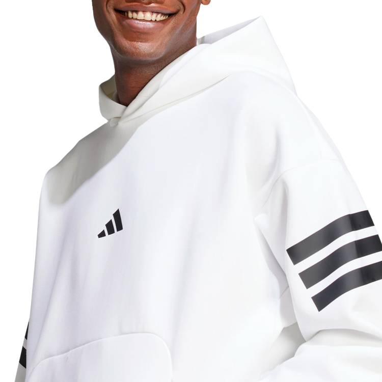 Мужская Толстовка Adidas M FI 3S HD XS Белый photo 5