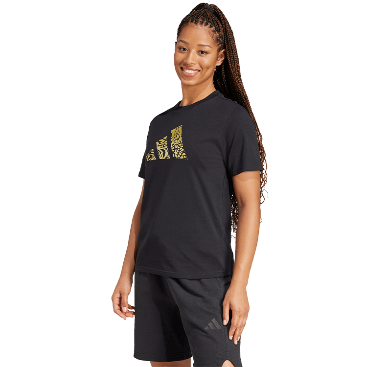 Футболка Adidas W T MET TEE XS Черный Женский photo 2