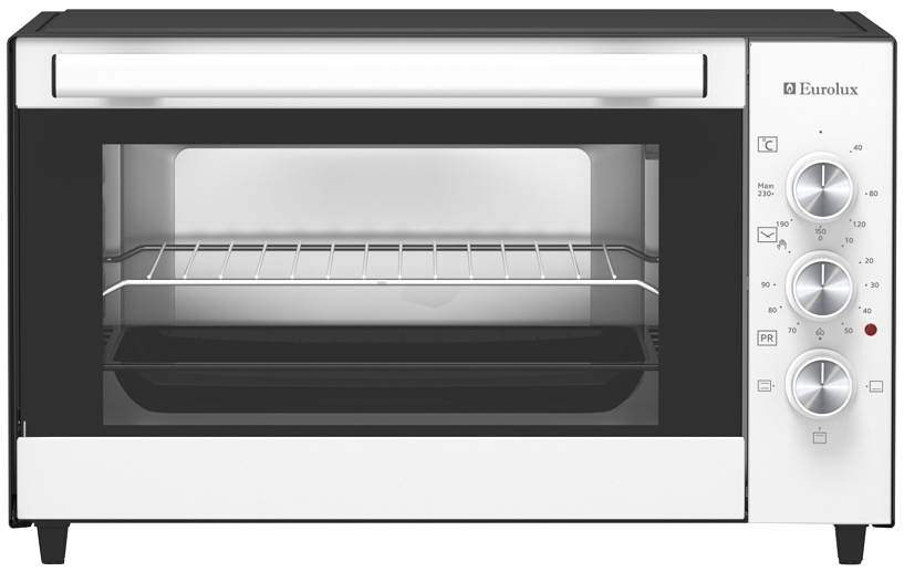 Cuptor electric Eurolux MOEM35B, 35 l, 1300 W, Alb photo 2