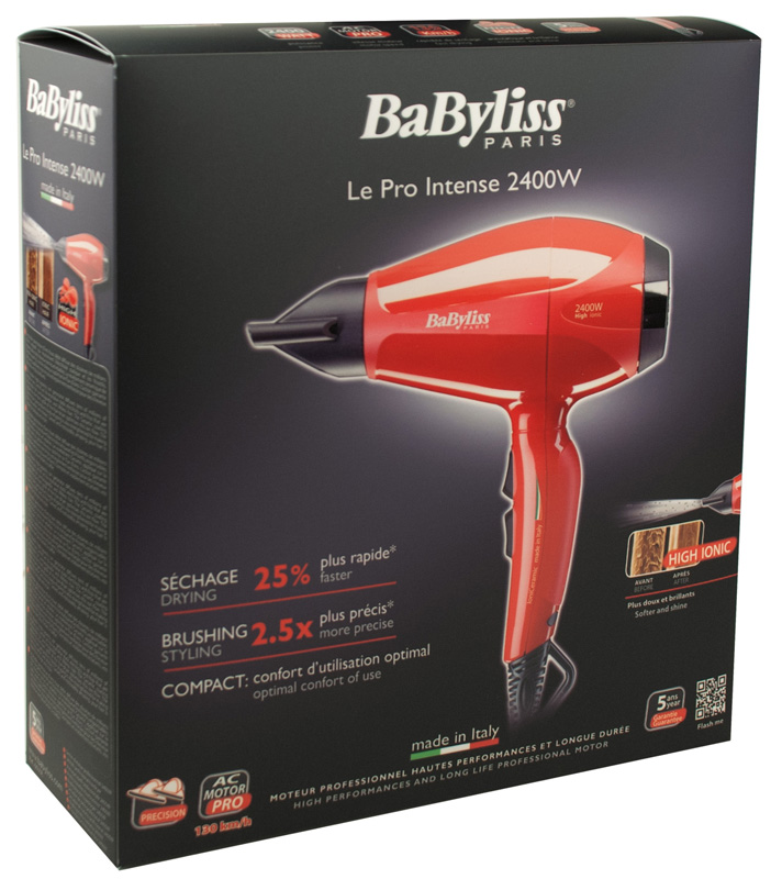 Uscator de par Babyliss 6615E 2400W Rosu photo 3