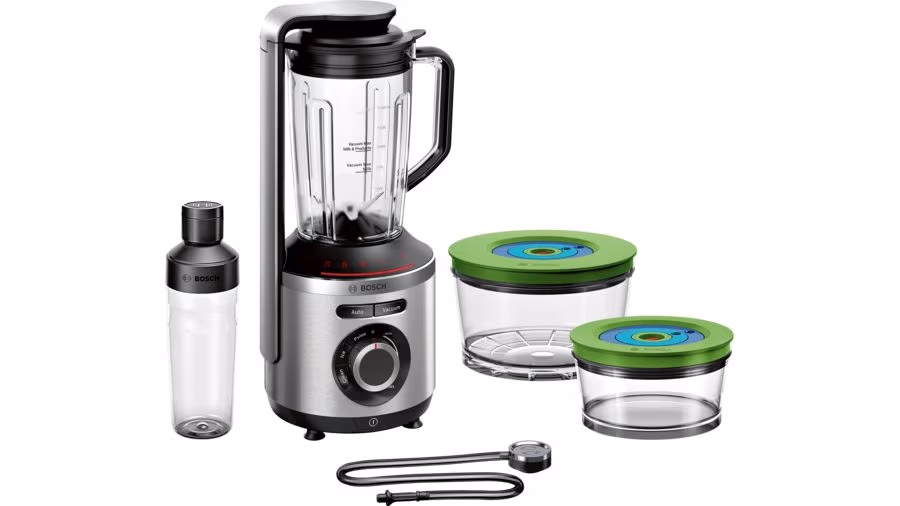 Blender Bosch MMBV625M, 1000 W, 4 trepte viteza, Negru 