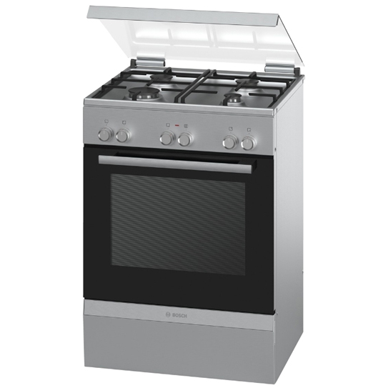 Plita de gaz Bosch HGD625255Q / 4 arzatoare / 60 cm / Inox photo 1 Plita de gaz Bosch HGD625255Q / 4 arzatoare / 60 cm / Inox photo 1