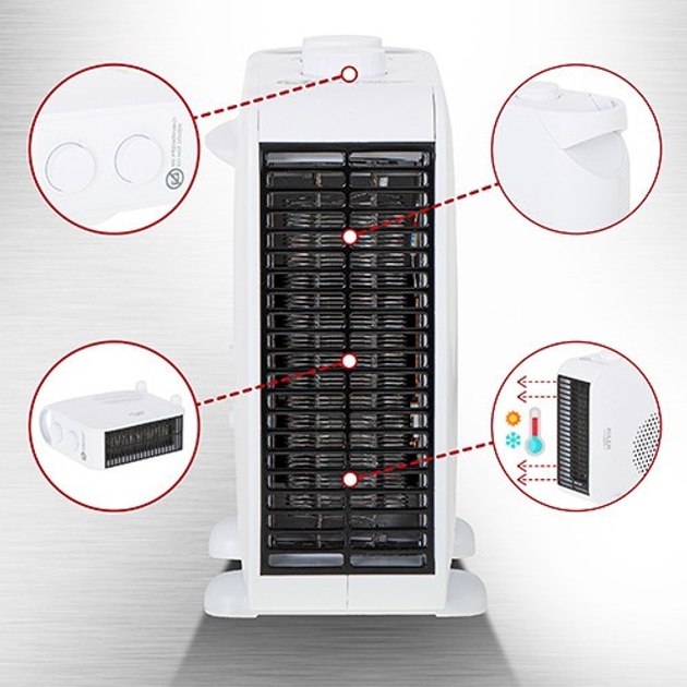 Тепловентилятор Adler AD7725w photo 4
