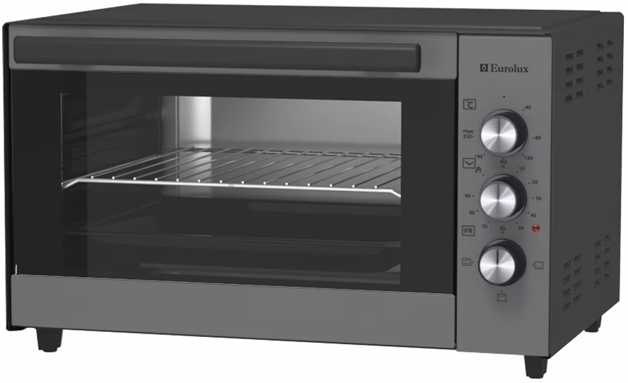 Электрическая печь Eurolux MOEM35W, 35 л, 1200 Вт, Серый 
