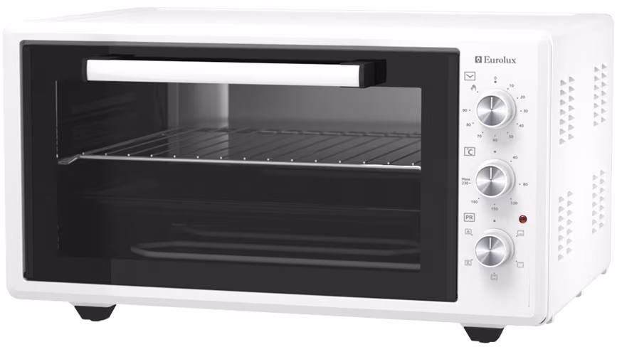 Электрическая печь Eurolux MOEMGC45W, 45 л, 1400 Вт, Белый 