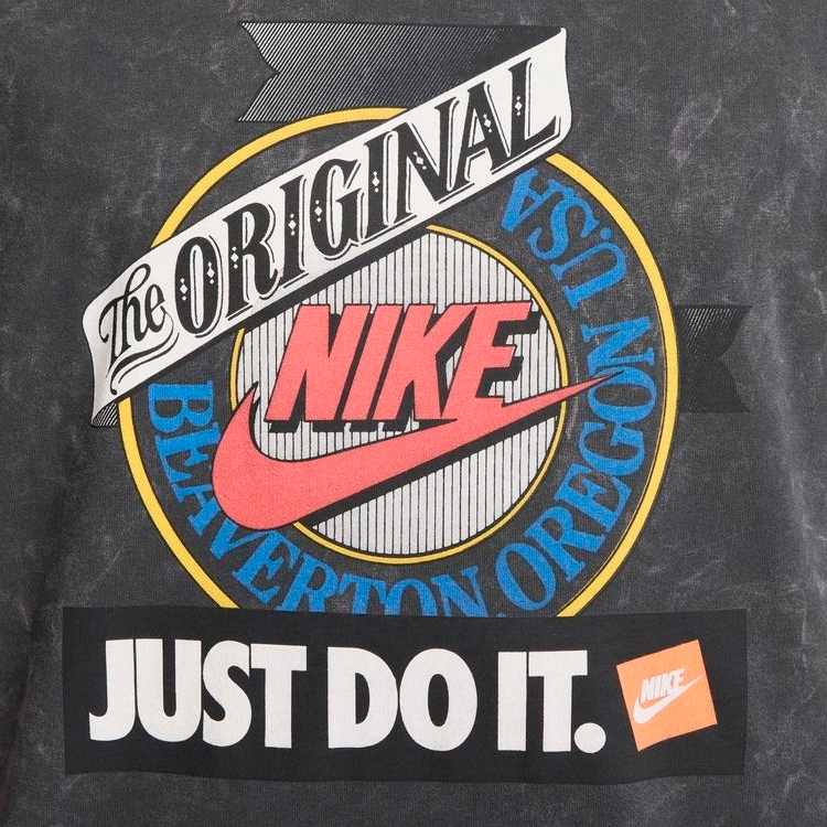 Футболка мужская Nike U NSW TEE M90 TEST PRINT XXL Серый photo 2