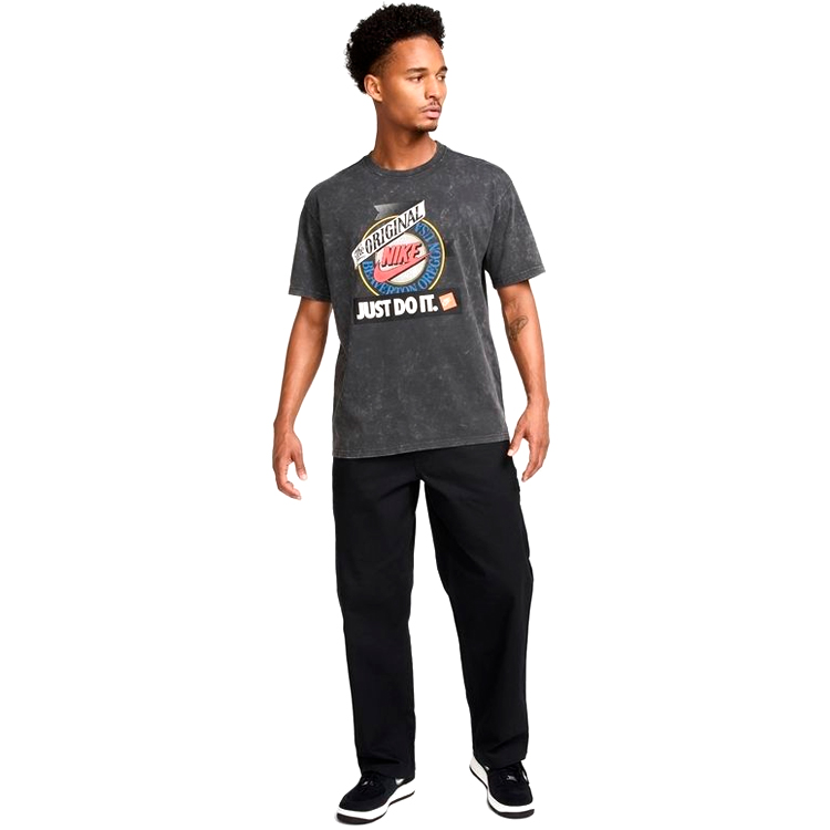Футболка мужская Nike U NSW TEE M90 TEST PRINT XXL Серый photo 3
