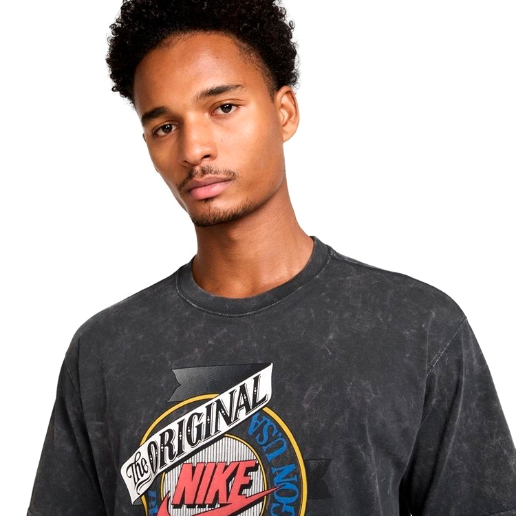 Футболка мужская Nike U NSW TEE M90 TEST PRINT XXL Серый photo 5