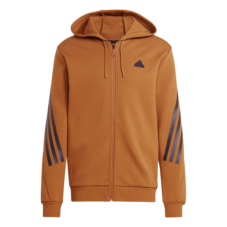 Hanorac pt bărbați Adidas M FI 3S FZ 2XL Maro photo 1 Hanorac pt bărbați Adidas M FI 3S FZ 2XL Maro photo 1