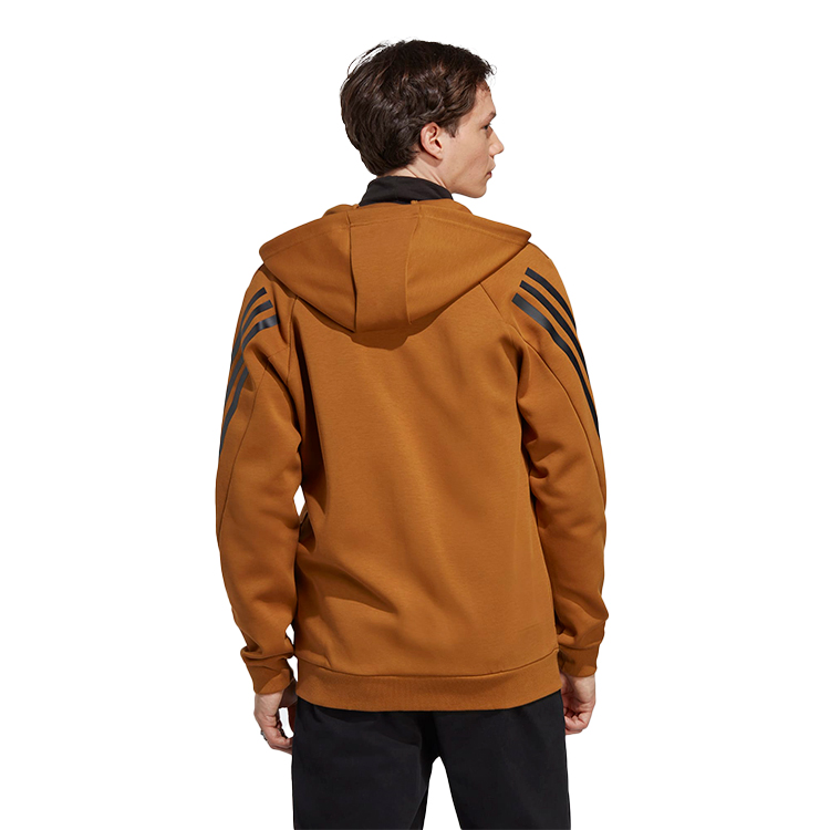Hanorac pt bărbați Adidas M FI 3S FZ 2XL Maro photo 4