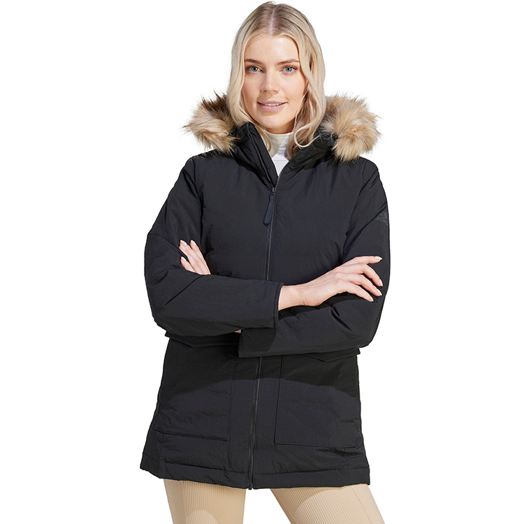 Куртка Adidas W HO FUR PA 2XS Черный Женский photo 2