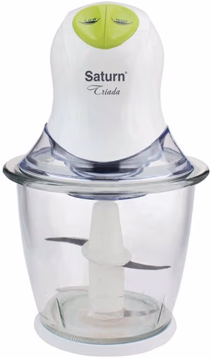 Измельчитель Saturn STFP0060, 1200 мл, 2 скоростей, Белый
