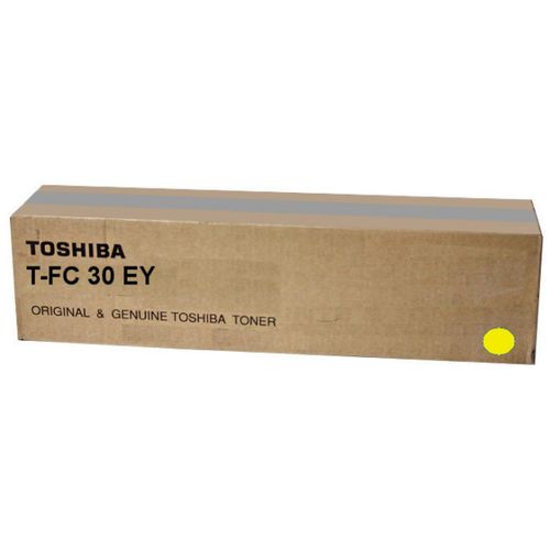 Toner Toshiba T-FC30EY Yellow, (xxxg/appr. 28 000 pages 10%) for e-STUDIO 2051C/2551C/2050C/2550C photo 1 Toner Toshiba T-FC30EY Yellow, (xxxg/appr. 28 000 pages 10%) for e-STUDIO 2051C/2551C/2050C/2550C photo 1