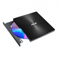 External DVDRW Drive ASUS ZenDrive U9M, Portable Ultra-Slim -13mm, Super-Multi DVDR+8x/-8x, RW+8x/-6x, DL+6x/-6x, M-DISC, Includes two cables for USB Type-C and Type-A, USB2.0 (USB-C/USB-A), Black, Retail thumbnav 1