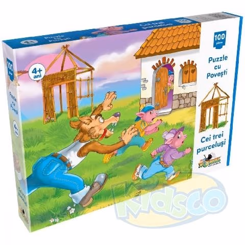 Noriel NOR2754 Puzzle - Cei Trei Purcelusi 100 Pcs