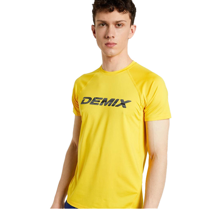 Tricou bărbătesc Demix Train M Tee 46 Galben photo 2
