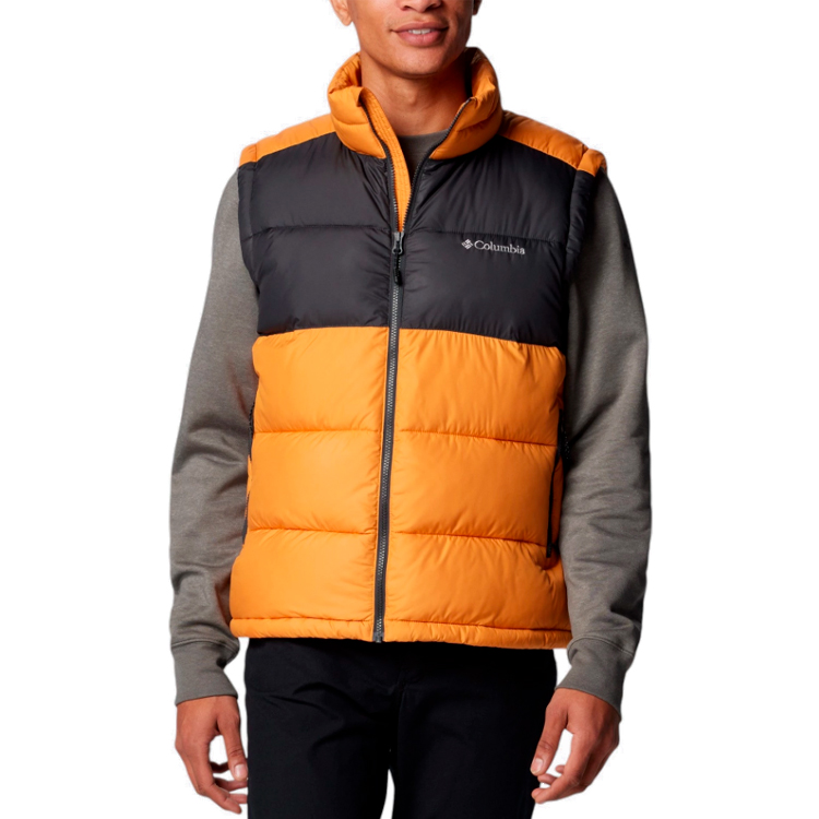 Vestă pt bărbați Columbia Pike Lake II Vest S Galben-negru photo 1