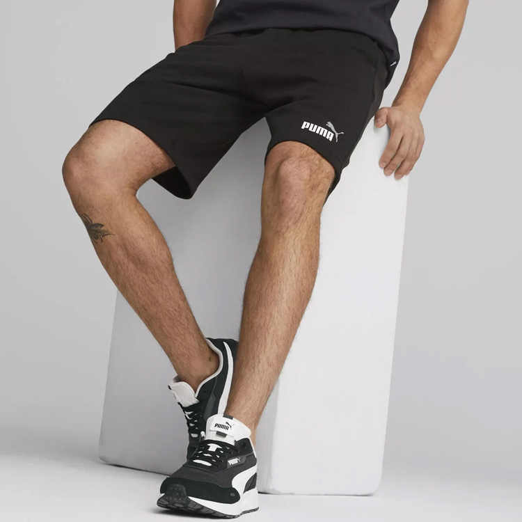 Sorti de bărbați Puma ESS+ 2 Col Shorts S Negru photo 4