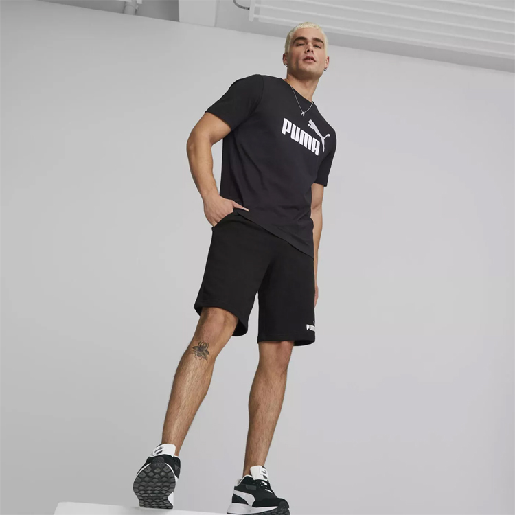Sorti de bărbați Puma ESS+ 2 Col Shorts S Negru photo 5